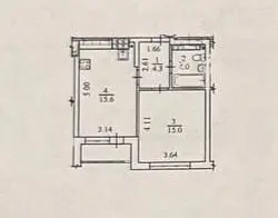Фото Selling a 1-room apartment, 41 sq.m., Dragomanova Street 10 Kyiv, price: 105000 $, code 4840