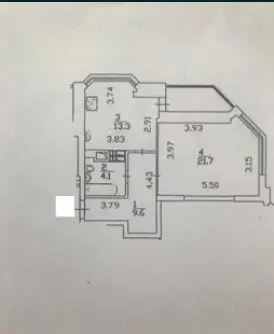 Фото Selling a 1-room apartment, 53 sq.m., Anny Akhmatovoi Street  Kyiv, price: 83000 $, code 5000
