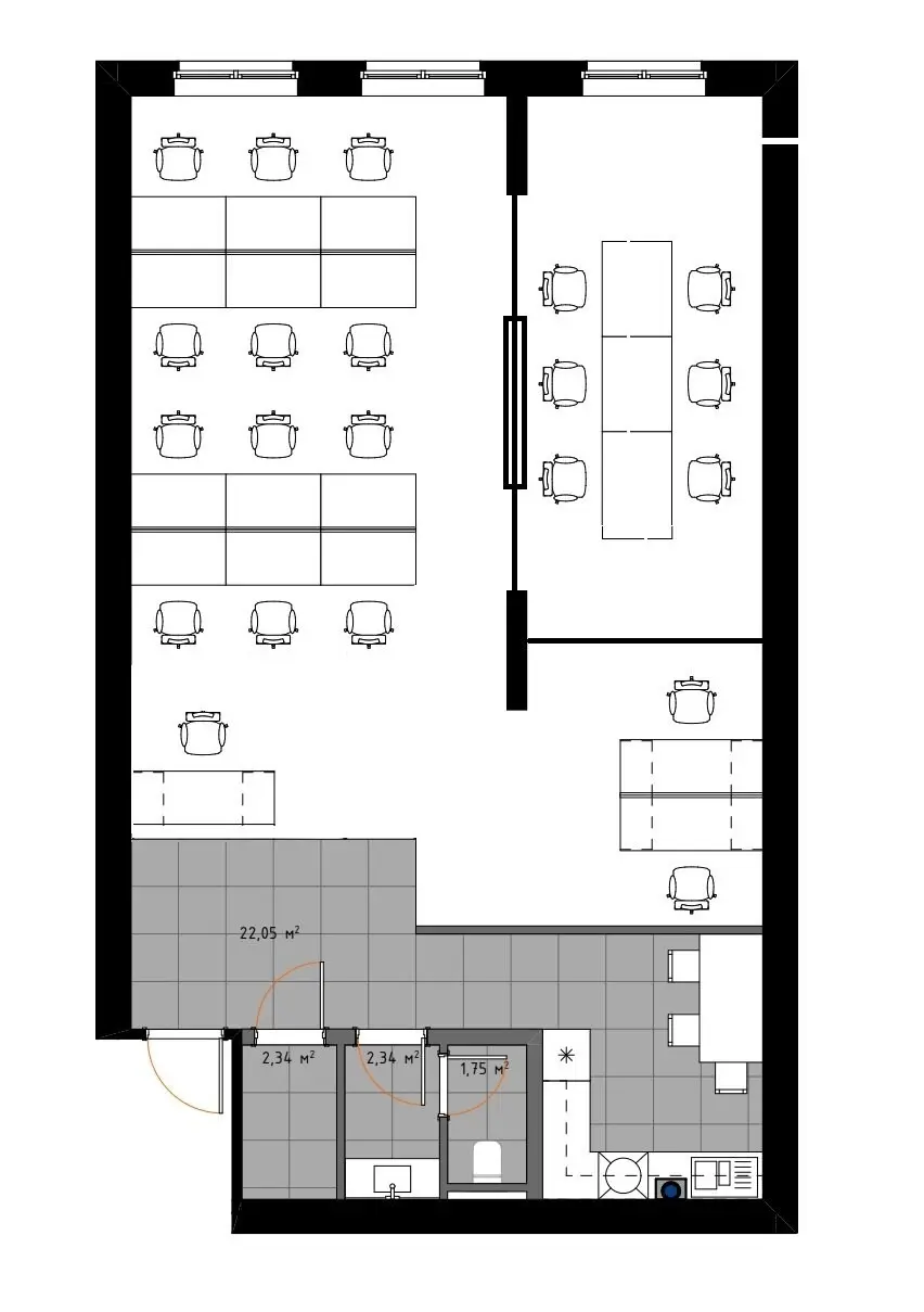 Фото Rent an office, Alimpia Halika vylutsia 75г Kyiv for long-term rent, price: 70278 грн, code 5069