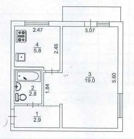 Фото Продаю 1-комнатную квартиру, 32 кв. м, Любомира Гузара просп. (Космонавта Комарова)  Киев, цена: 36000 USD, код 5140