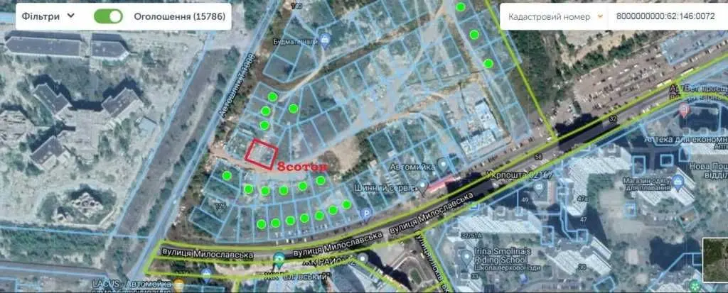 Фото Selling a land plot, Myloslavska Street  Kyiv, price: 10800 USD, code 5241