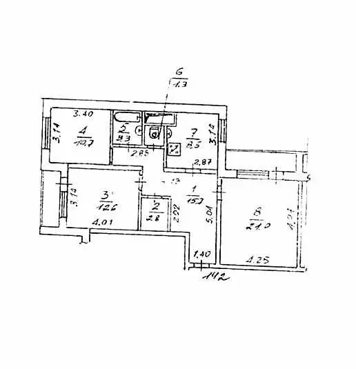 Фото Продаю 3-комнатную квартиру, 79.4 кв. м, Кадетский Гай ул.  Киев, цена: 85000 USD, код 5309