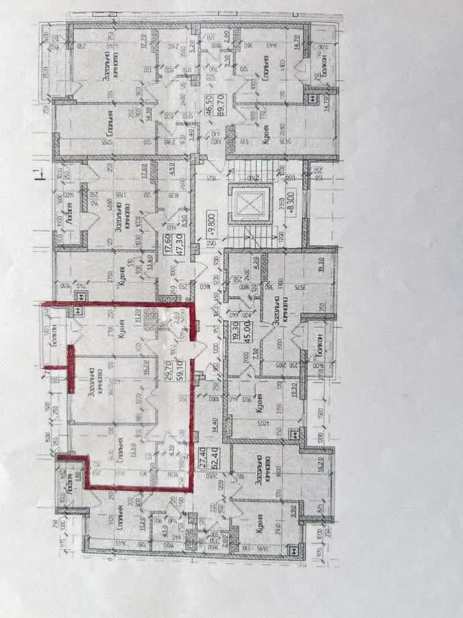 Фото Продаю 2-комнатную квартиру, 59.1 кв. м, Русская ул.  Черновцы, цена: 55000 USD, код 5393