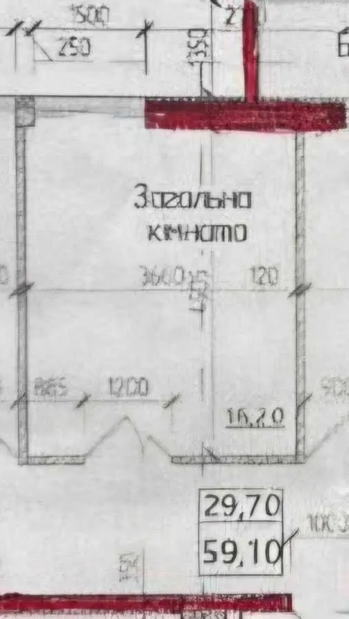 Фото Продаю 2-комнатную квартиру, 59.1 кв. м, Русская ул.  Черновцы, цена: 55000 USD, код 5393