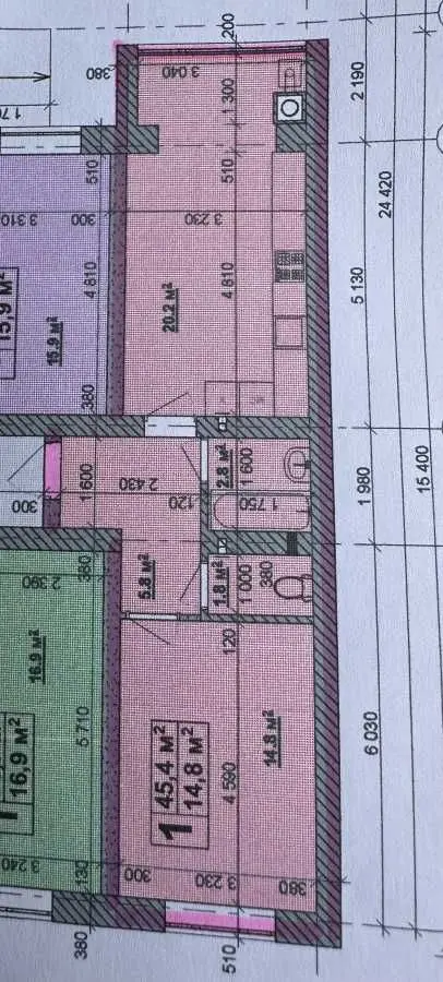Фото Продаю 1 кімнатну квартиру, 45.4 кв. м, Ходосівка, ціна: 49940 USD, код 5426