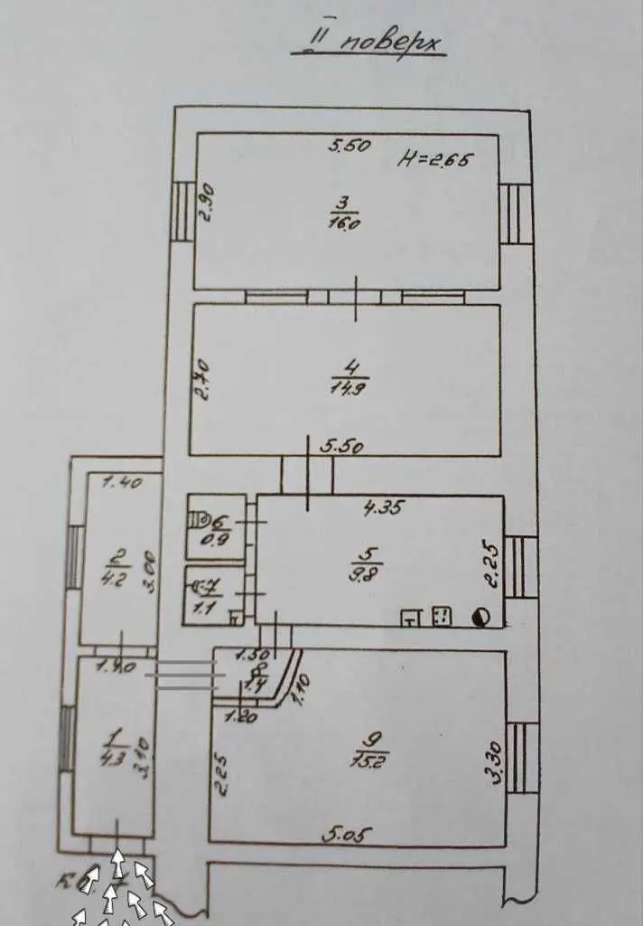 Фото Selling a 3-room apartment, 67 sq.m., 2-i Vodoprovidnyi Lane  Odesa, price: 37000 USD, code 5552