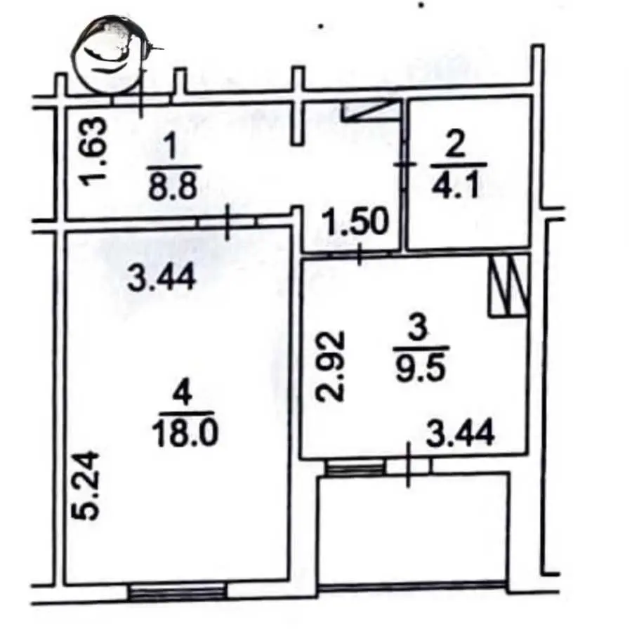 Фото Selling a 1-room apartment, 42.6 sq.m., Olevska Street 7 Kyiv, price: 65000 USD, code 5718