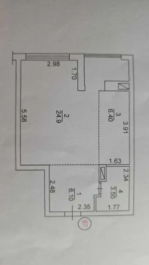 Фото Продаю 1 кімнатну квартиру, 41 кв. м, Університетська вул. (Карла Маркса)  Ірпінь, ціна: 52500 USD, код 5760