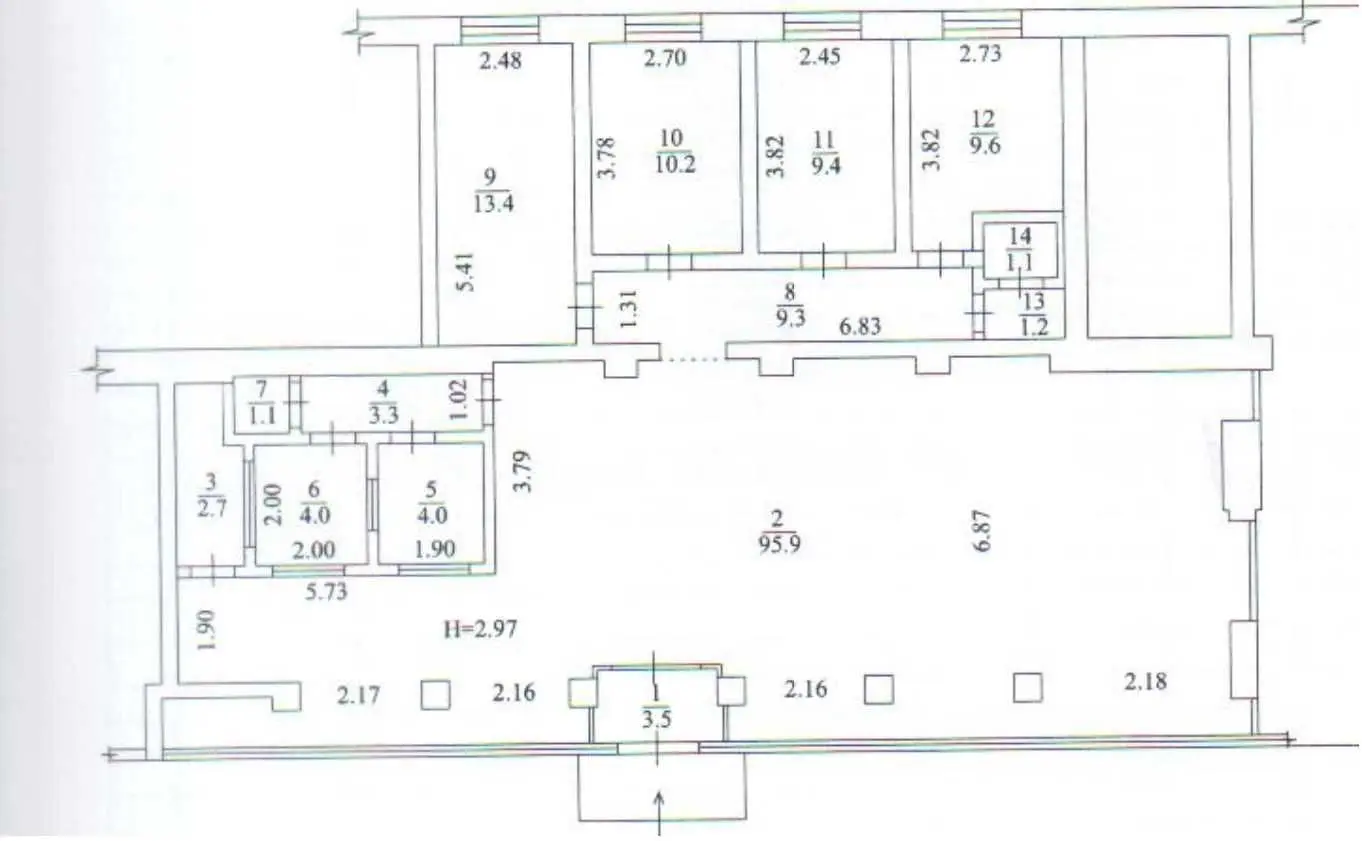 Фото Selling commercial property, 168.3 sq.m., Verkhovnoi Rady Boulevard 31 Kyiv, price: 275000 USD, code 5816