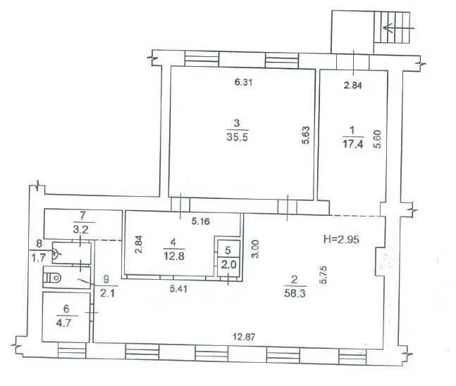 Фото Продаю офіс, 137.7 кв. м, Перемоги просп. 45 Київ, ціна: 200000 USD, код 5824