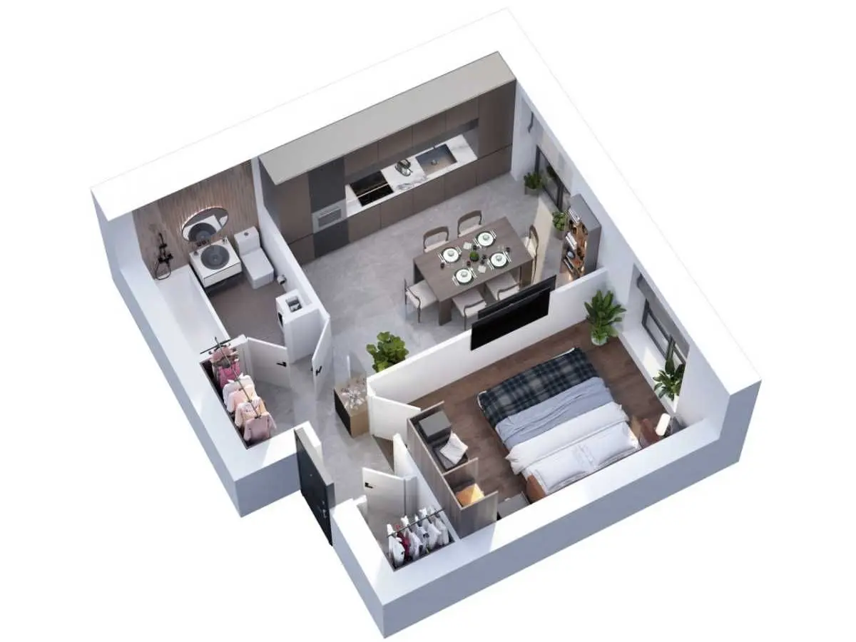 Фото Продаю 1 кімнатну квартиру, 36.5 кв. м, Інститутська вул.  Гатне, ціна: 45500 USD, код 5892