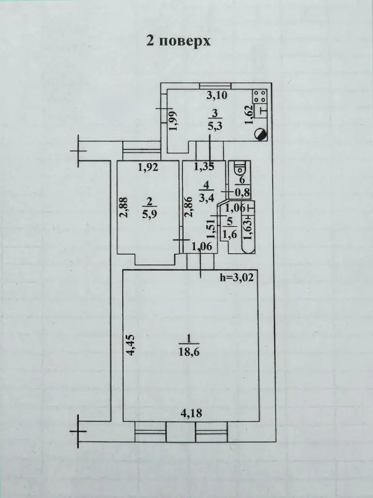 Фото Selling a 2-room apartment, 36 sq.m., Matroskyi Descent 12 Odesa, price: 20000 $, code 5931