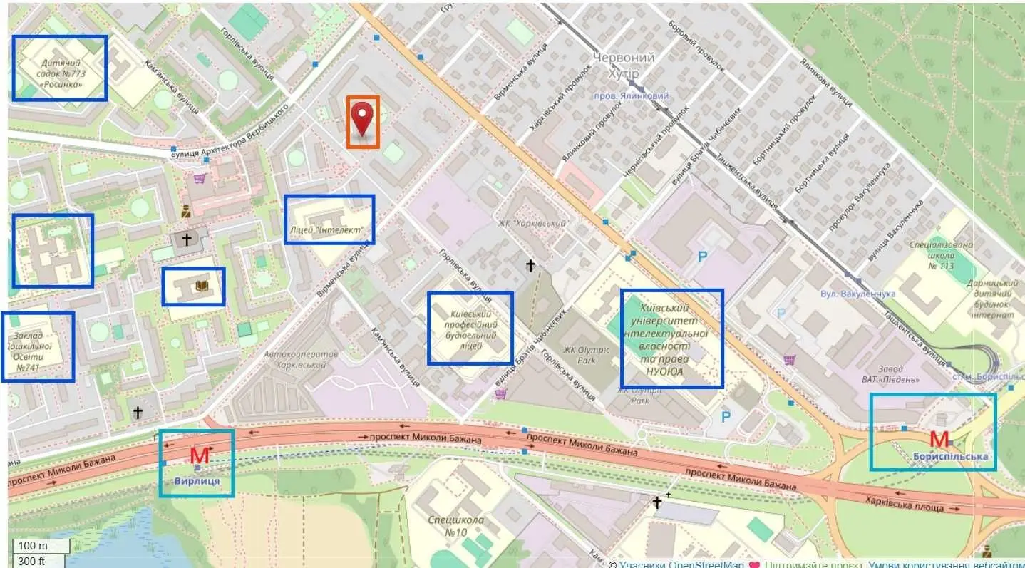 Фото Продаю 2 кімнатну квартиру, 56 кв. м, Архітектора Вербицького вул.  Київ, ціна: 82000 USD, код 5976