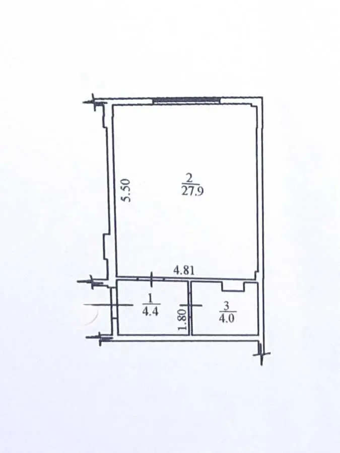 Фото Продаю 1-комнатную квартиру, 36.3 кв. м, Вишнёвая ул.  Киев, цена: 45000 USD, код 6081