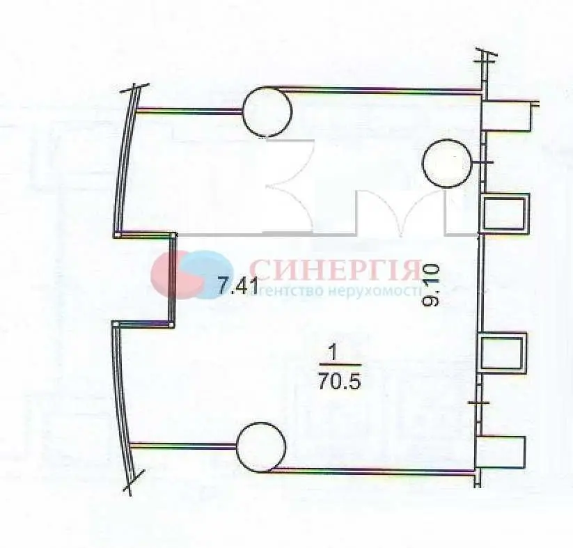 Фото Продаю офис, 71 кв. м, Кловский спуск 7 Киев, цена: 249000 USD, код 6156