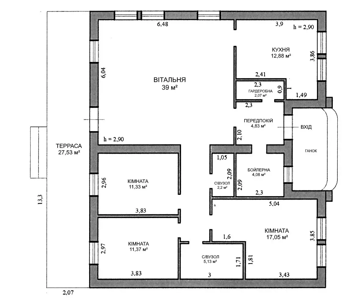 Фото Selling a house, 150 sq.m., Shchaslyve, price: 99999 $, code 6167