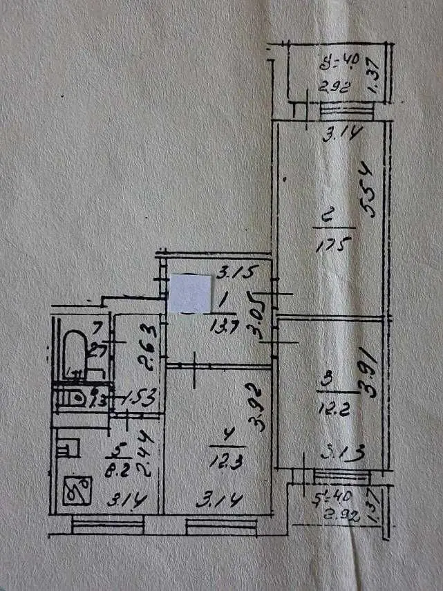 Фото Selling a 3-room apartment, 76 sq.m., Kvitnevyi Lane 12 Kyiv, price: 77000 USD, code 6192