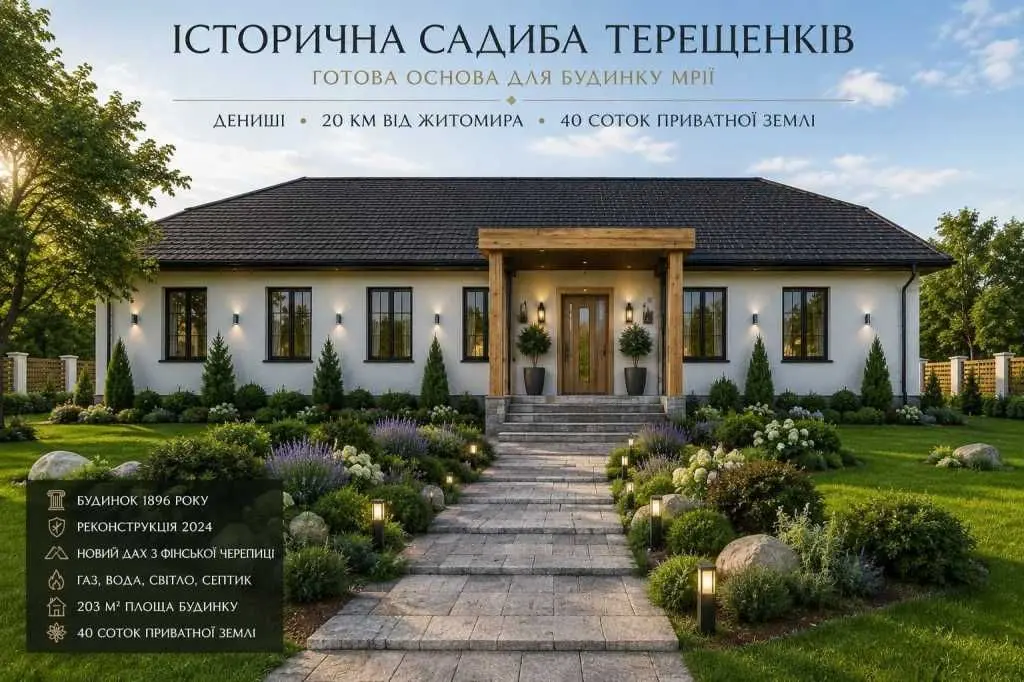 Фото Selling a house, 203 sq.m., Mykhailivska Street  Denyshi, price: 75000 USD, code 6281