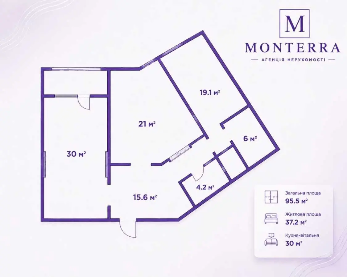 Фото Продаю 2-комнатную квартиру, 95.5 кв. м, Вышгородская ул. 45 Киев, цена: 217000 USD, код 6317