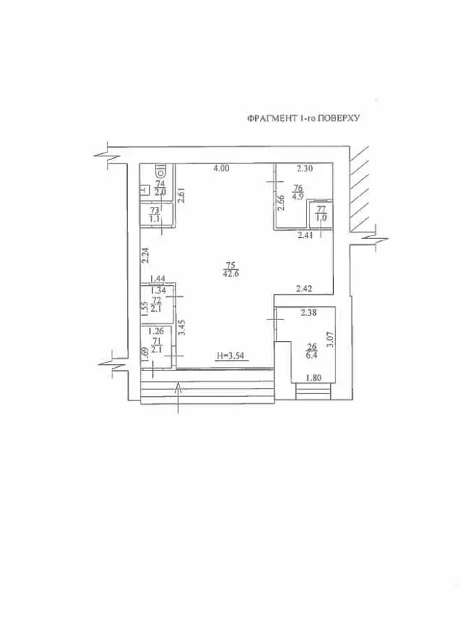 Фото Продаю офіс, 61.5 кв. м, Харків, ціна: 62600 USD, код 6398