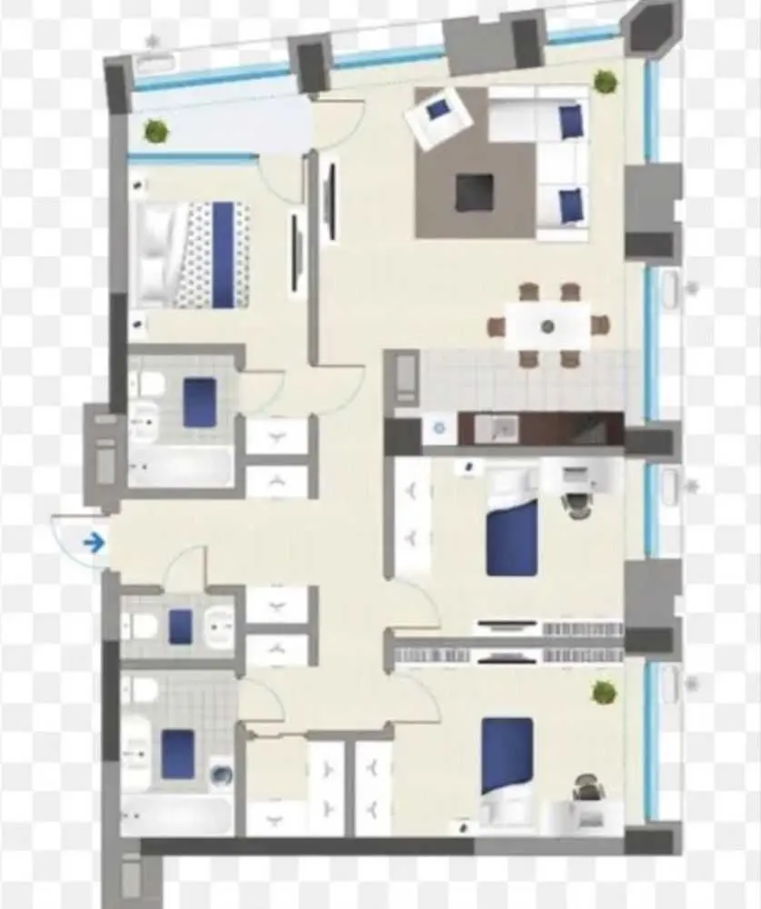 Фото Продаю 3 кімнатну квартиру, 105.2 кв. м, Зарічна вул.  Київ, ціна: 185000 USD, код 6406