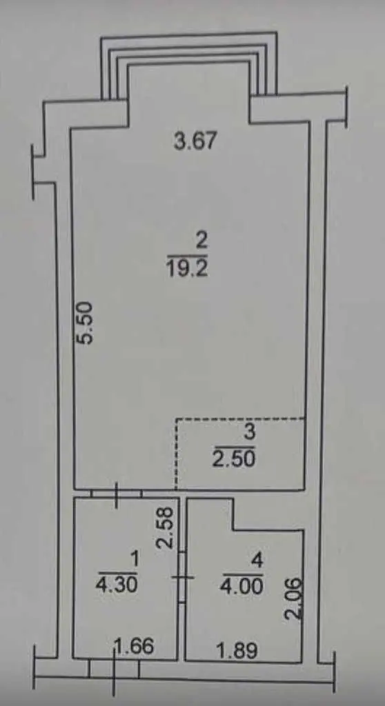 Фото Продаю 1 кімнатну квартиру, 30 кв. м, Пономарьова вул.  Коцюбинське, ціна: 42000 USD, код 6550