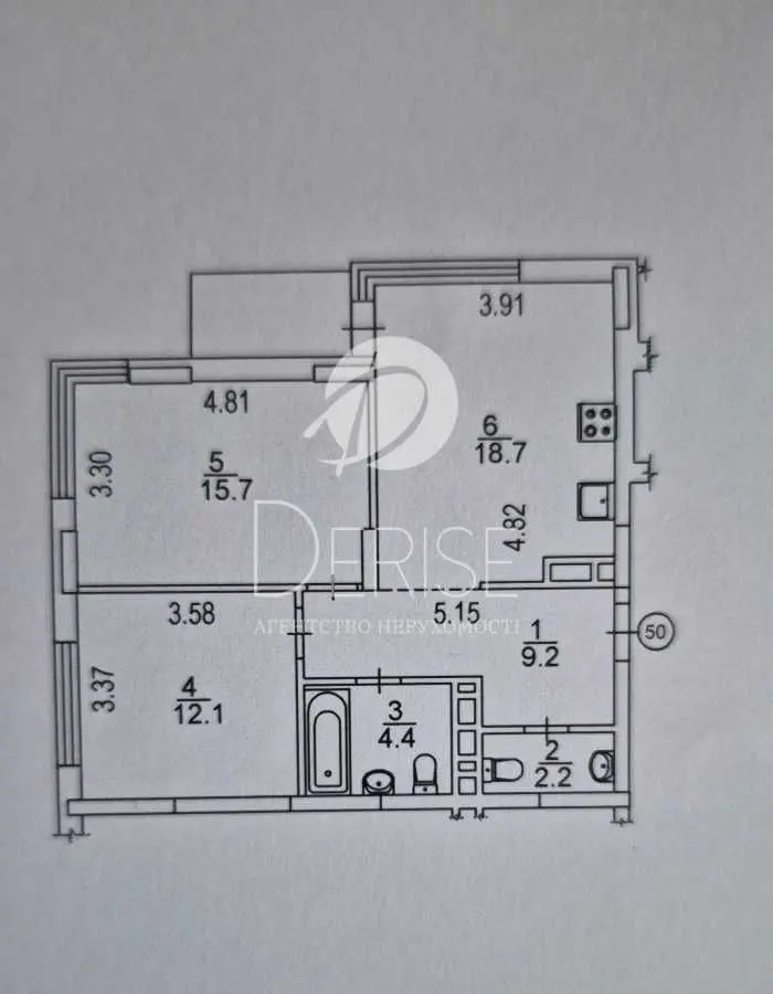 Фото Продаю 2-комнатную квартиру, 63.7 кв. м, Семьи Кристеров ул.  Киев, цена: 102000 USD, код 6626