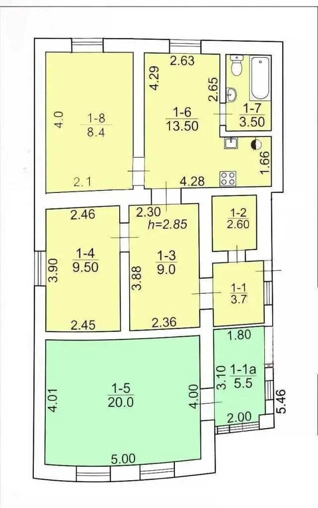 Фото Продаю 2 кімнатну квартиру, 51 кв. м, 5-а Пересипська вул.  Одеса, ціна: 25500 USD, код 6627