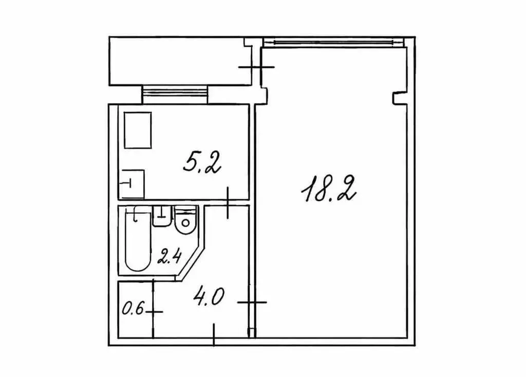 Фото Selling a 1-room apartment, 31.2 sq.m., Bohatyrska Street 2 Kyiv, price: 57700 USD, code 6808