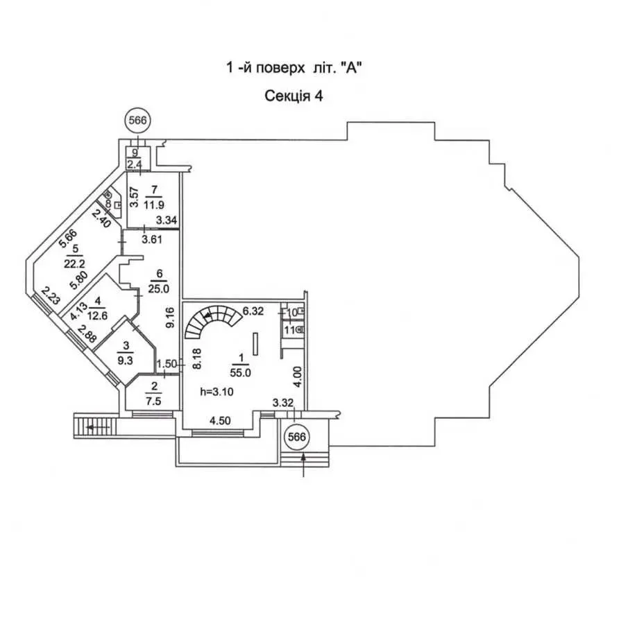 Фото Selling commercial property, 203 sq.m., Kniazhyi Zaton Street 21 Kyiv, price: 420000 USD, code 6875