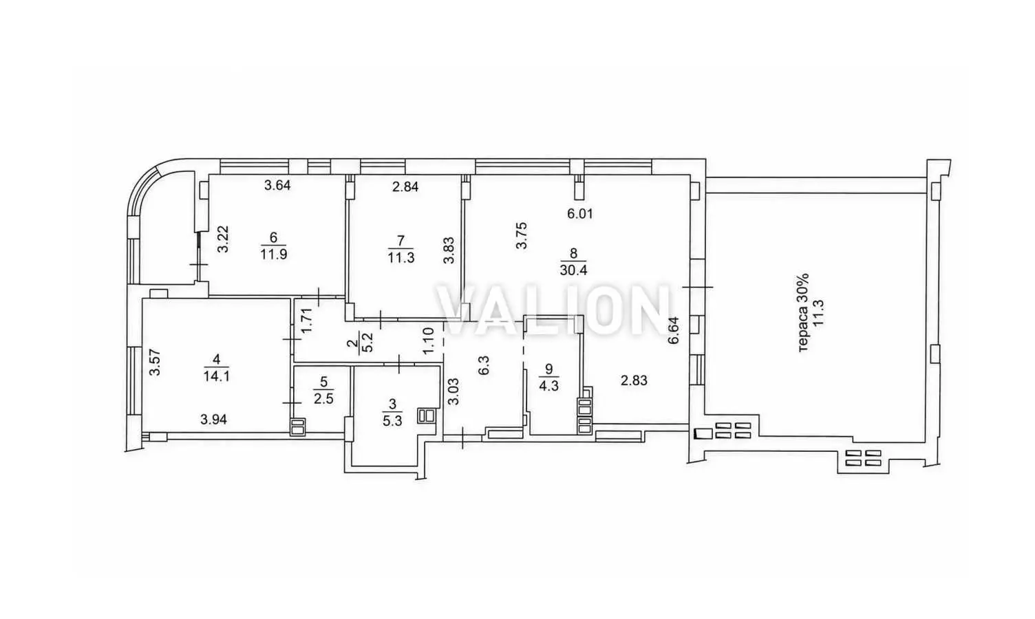 Фото Продаю 3-комнатную квартиру, 107 кв. м, Тадея Рильського бульв.  Киев, цена: 230000 USD, код 6919