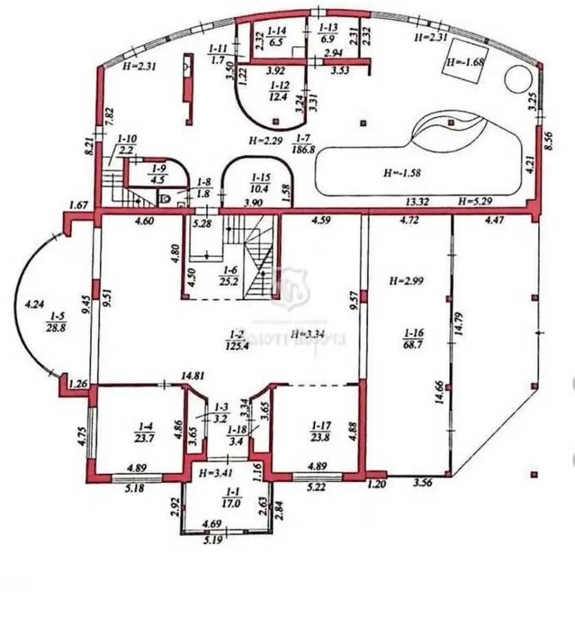 Фото Продаю дом, 1432 кв. м, Малая Житомирская ул.  Киев, цена: 799000 USD, код 7099