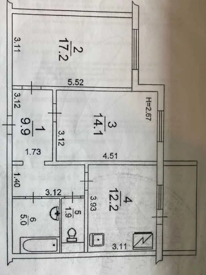 Фото Продаю 2-комнатную квартиру, 66 кв. м, Михаила Максимовича ул. (Онуфрия Трутенко) 9в Киев, цена: 113000 USD, код 7151