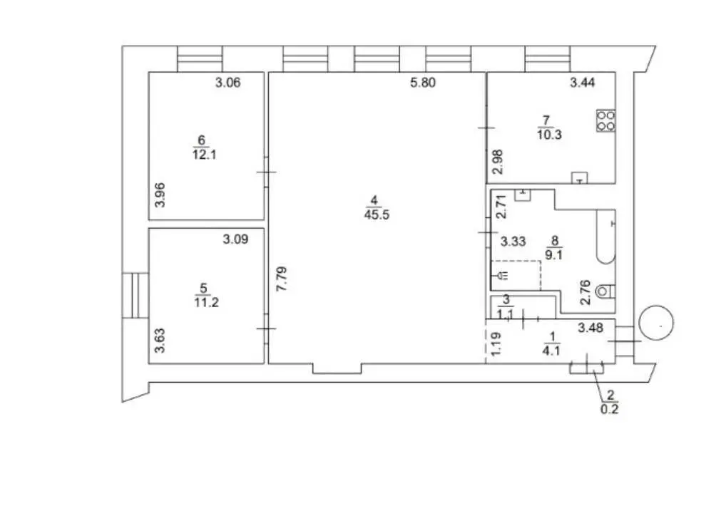 Фото Selling a 3-room apartment, 93.6 sq.m., Knyaziv Ostrozkykh street (Moskovska street)  Kyiv, price: 298000 USD, code 7158