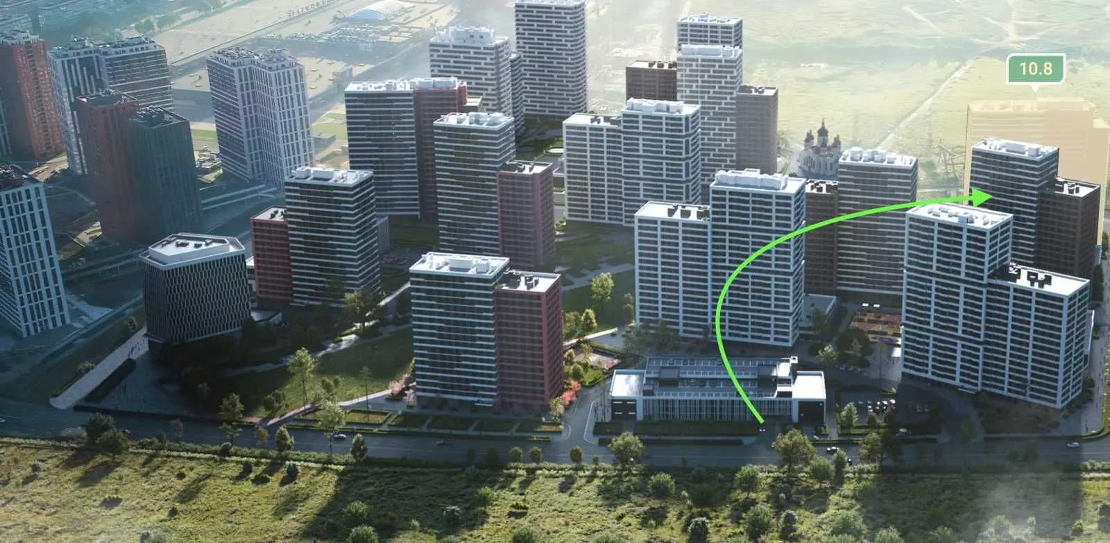 Фото Selling a 1-room apartment, 47 sq.m., Ivana Vyhovskoho street (Marshala Hrechka Street)  Kyiv, price: 74000 USD, code 7305