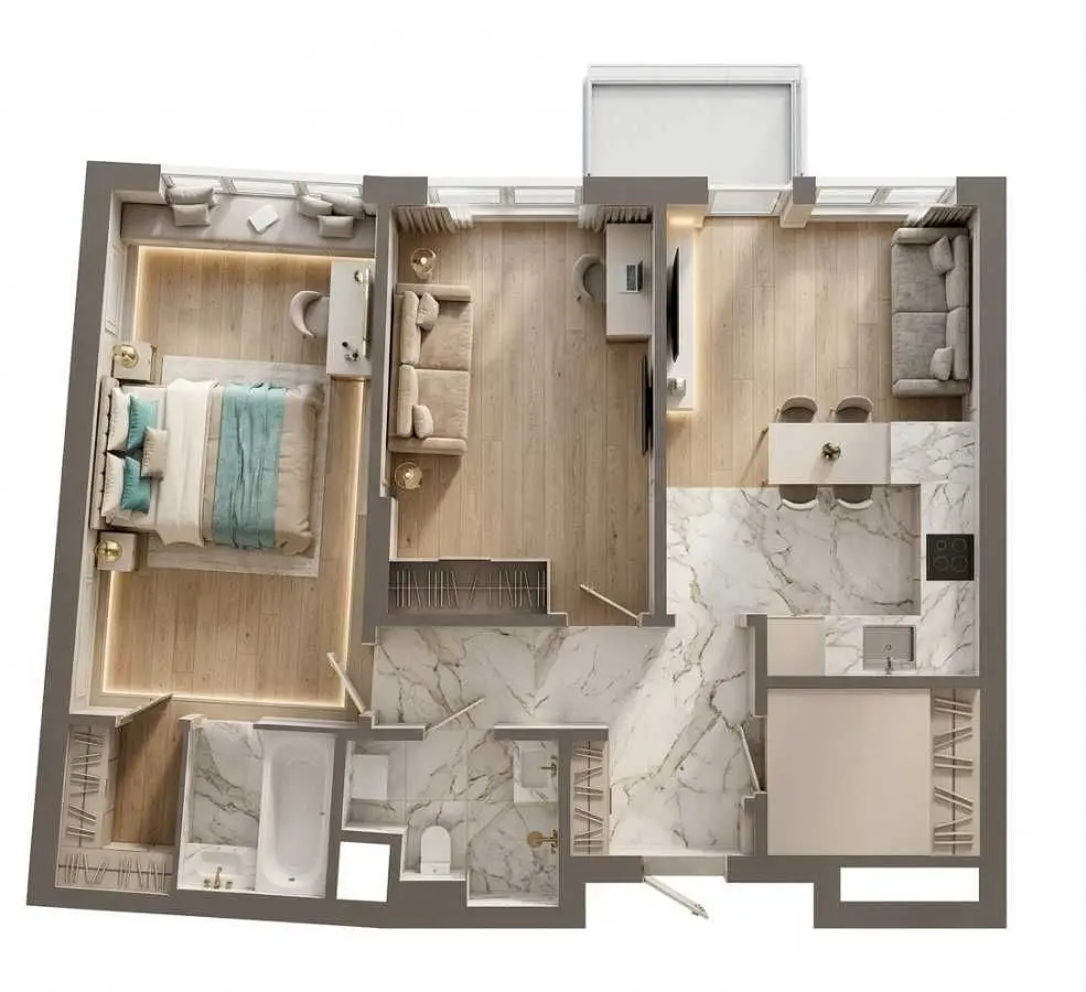 Фото Продаю 3 кімнатну квартиру, 76 кв. м, Осокорська вул.  Київ, ціна: 138500 USD, код 7328