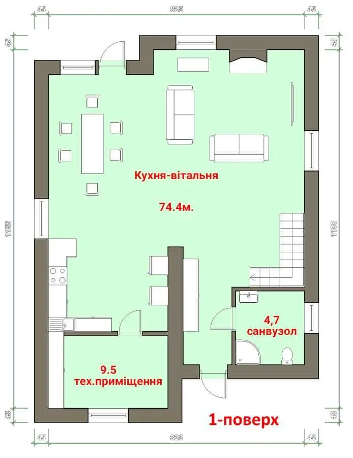 Фото Selling a house, 170 sq.m., Varshavska Street (Pushkina Street)  Makariv, price: 249900 USD, code 7464
