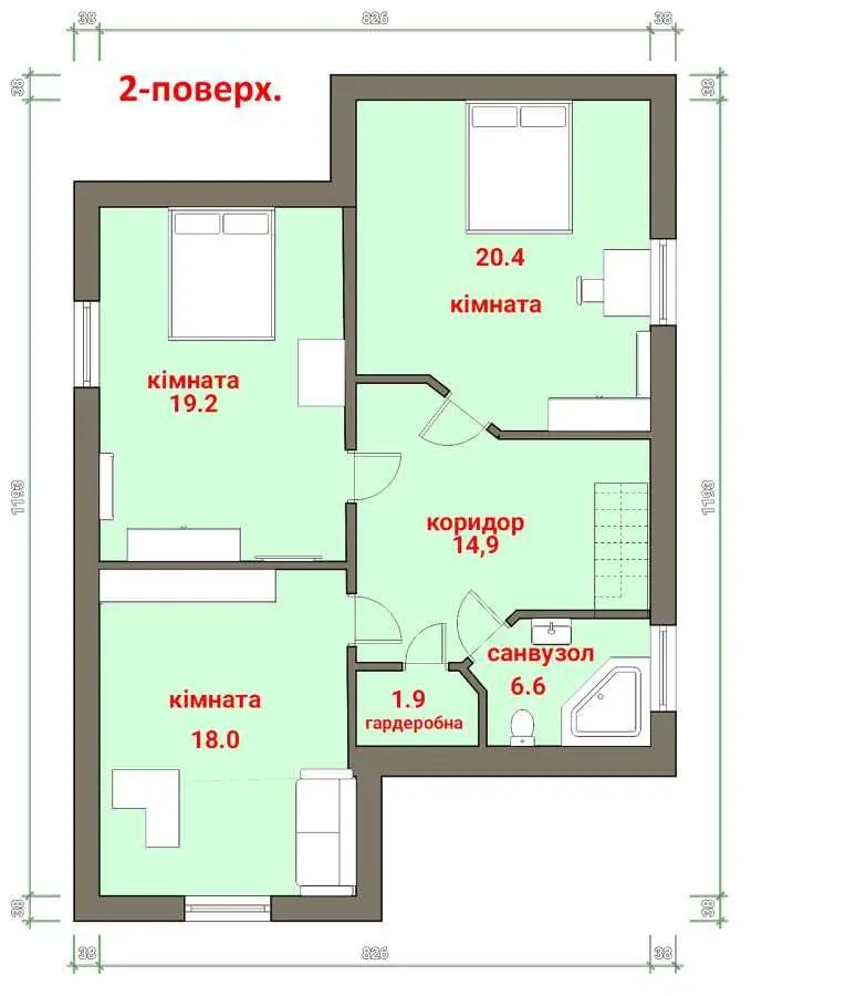 Фото Selling a house, 170 sq.m., Varshavska Street (Pushkina Street)  Makariv, price: 249900 USD, code 7464