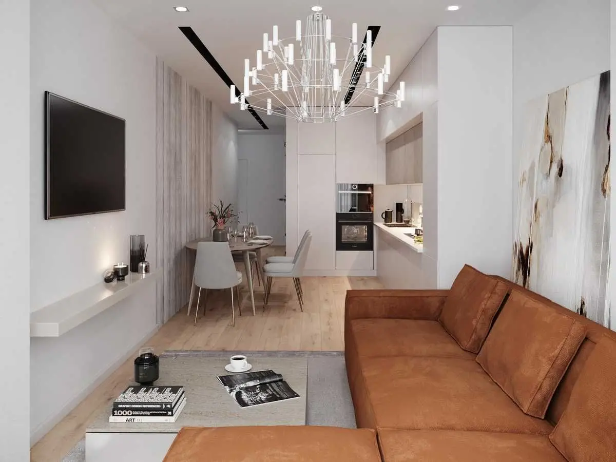 Фото Selling a 2-room apartment, 82.74 sq.m., Yevhena Sverstiuka Street  Kyiv, price: 109000 USD, code 7469