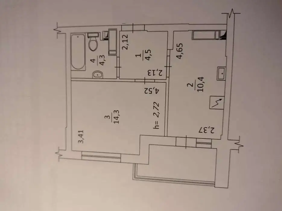 Фото Продаю 1-комнатную квартиру, 40 кв. м, Владимира Сосюры ул. 6 Киев, цена: 50000 $, код 7490