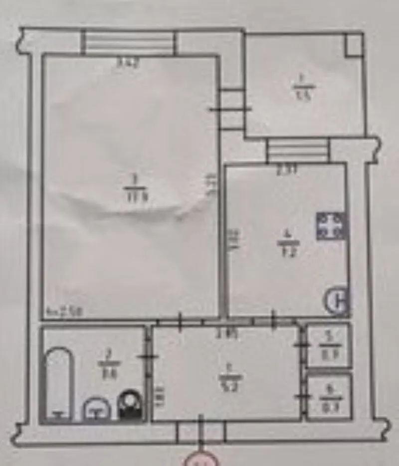Фото Продаю 1-комнатную квартиру, 37 кв. м, Бориспольская ул. 28 Киев, цена: 47000 $, код 7549