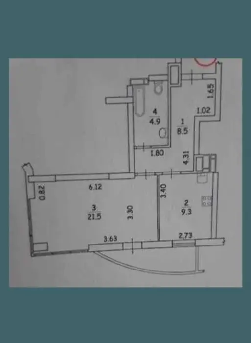Фото Selling a 1-room apartment, 45.6 sq.m., Yuriia Shumskoho Street 5 Kyiv, price: 82000 $, code 7587