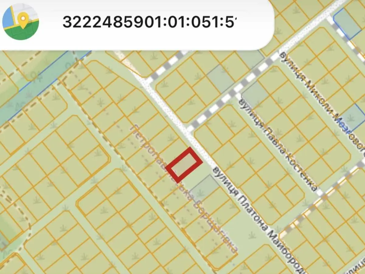 Фото Selling a land plot, Petropavlivska Borschahivka, price: 80000 USD, code 7618