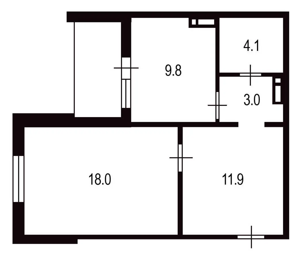 Фото Продаю 1 кімнатну квартиру, 49 кв. м, Ревуцького вул. 54 Київ, ціна: 73000 USD, код 7646