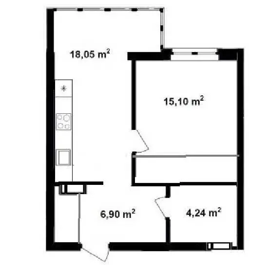 Фото Продаю 1-комнатную квартиру, 45 кв. м, Академика Заболотного ул.  Киев, цена: 83000 USD, код 7772