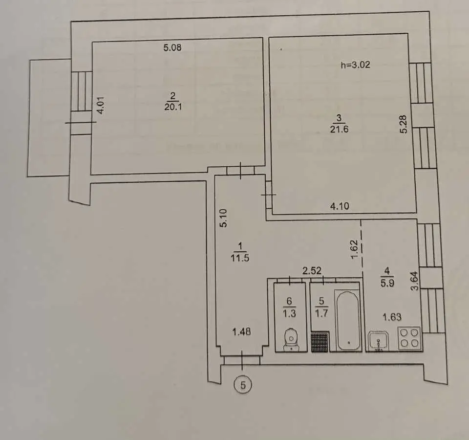 Фото Продаю 2-комнатную квартиру, 63.4 кв. м, Копыловская ул.  Киев, цена: 60000 USD, код 7926