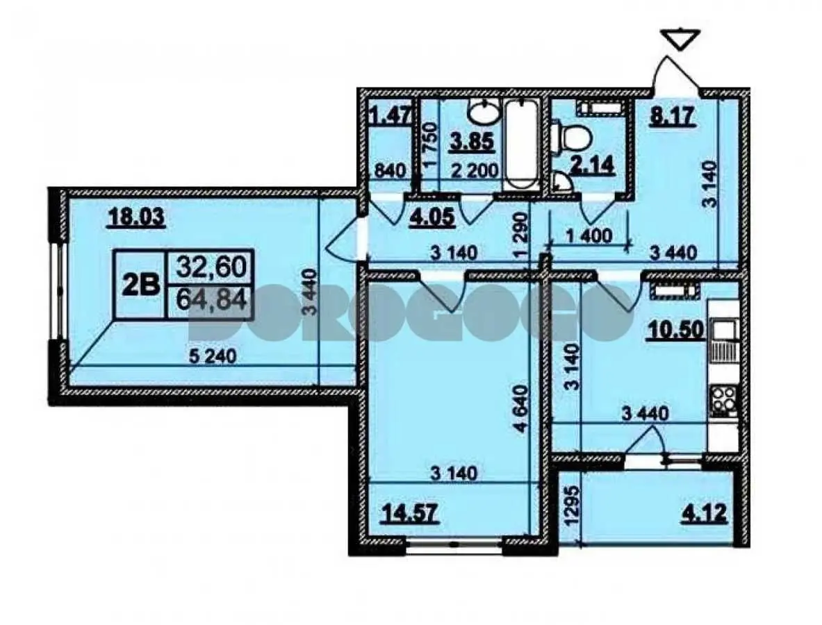 Фото Продаю 2 кімнатну квартиру, 65 кв. м, Софії Русової вул. 3А Київ, ціна: 75000 USD, код 8026