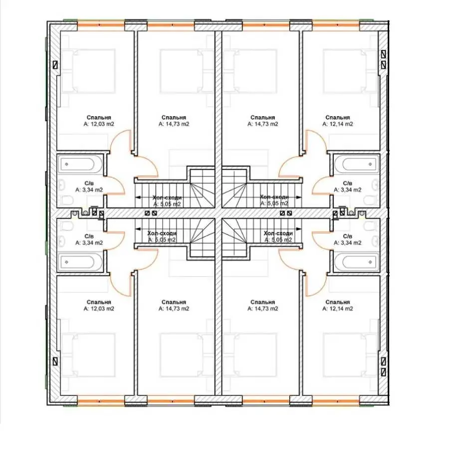 Фото Selling a house, 72 sq.m., Hrushevskoho Lane  Hatne, price: 83000 USD, code 8133
