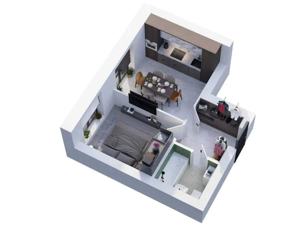 Фото Selling a 1-room apartment, 31 sq.m., Instytutska Street  Hatne, price: 40300 USD, code 8150