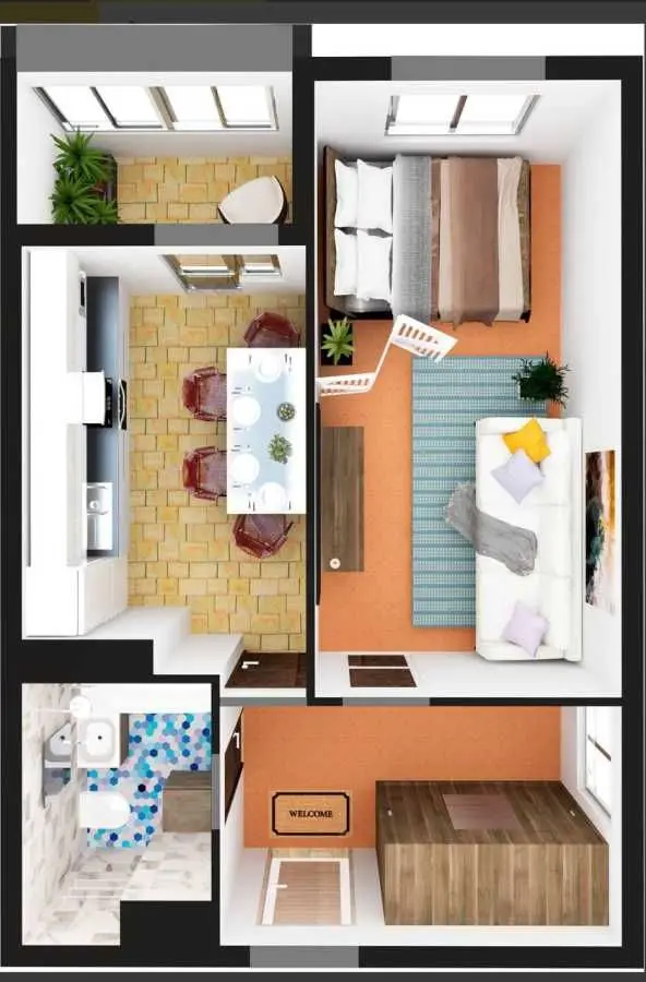 Фото Продаю 1 кімнатну квартиру, 41.38 кв. м, Доківська вул. 14 Коцюбинське, ціна: 40200 USD, код 8164